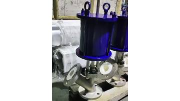 Pneumatic Fluorine Lined Discharge Valve for Industrial Applications
