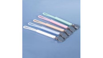 Reusable Lovely Shape Metal Clip Chain Bpa Free Silicone Pacifier For Fruit1