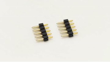 2.54mm Pitch Pin header Connector Single Row Straight SQ0.64mm H2.5mm 1*5P