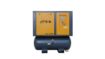 This is a 7.5KW 8bar combined screw air compressor.