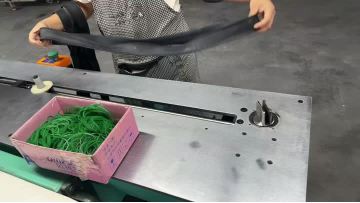 Inner tube stacking machine video