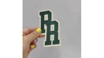 Applique fabric embroidery patch