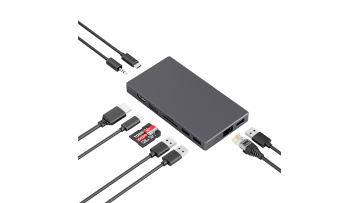 F01 9 in 1  USB C Docking Station with SSD Slot 10