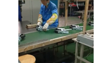 Factory production line of caster wheels