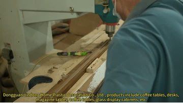 Producing White Solid Wood Nightstand
