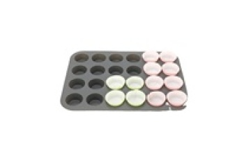 12 even cake molds, tarts, bread, non-stick small cakes muffin molds baking trays for household ovens1