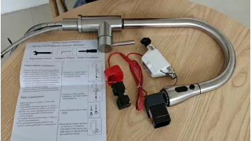Stainless Steel Touch Sensor Kitchen Faucet