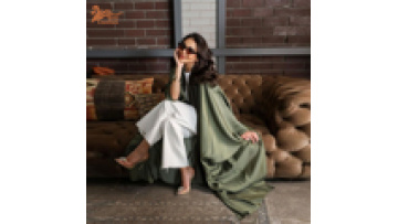 New Design MQ129 Women Islamic Clothing  Abaya Robe Long Elegant Open Front Kimono Cardigan Plus Size Adults Muslim Dress1