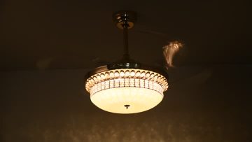 Ceiling fan with light 220v