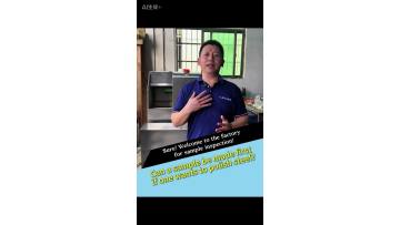 Can I do a sample test before polishing steel?