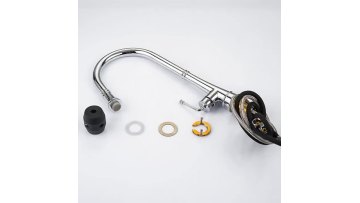 CE Standard Villa Luxury Chrome Kitchen Mixer Tap Pull-out with Cheap Price1