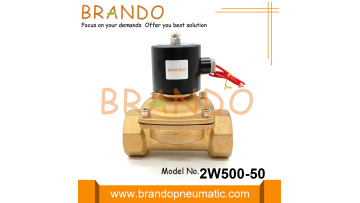 2W500-50 2'' Brass Solenoid Valve