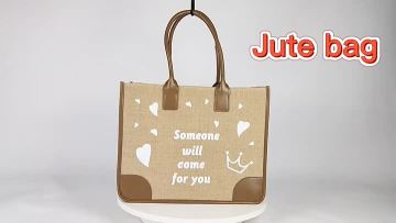 Burlap Jute Tote Bags