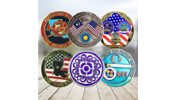 Engravable Blank 3D Enameled Commemorative Coin Metal Custom Coin1