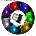 Mini LED Car Light Auto Interior USB Atmosphere Light Plug And Play Decor Lamp Emergency Lighting PC Auto Products Car Accesso