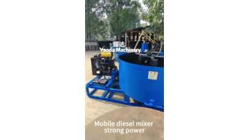 Diesel cement concrete mixer