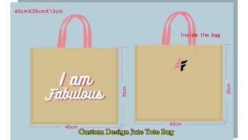 Personalized Jute Bag for Mom Mother's Day