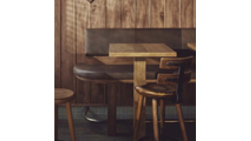 High quality cheap price  modern furniture coffee shop wood and rope handmade chairs for restaurant1
