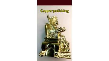 Plasma polishing effect of copper parts