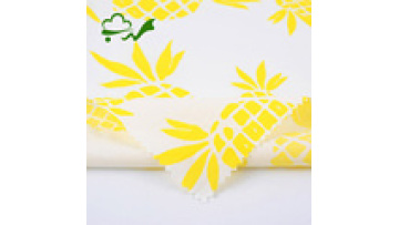 wholesale 60s fashion woven pineapple printed fabric cotton poplin for dress1