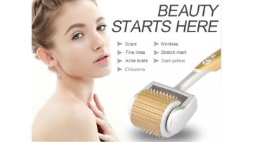 Rose gold 192 microneedle 0.5mm titanium zgts roller1