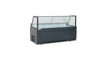 Double temperature cabinet
