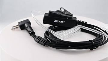 DP1400 CP200 Two Way Radio Earpiece 2 Wire Headset Two Way Radio Headset Acoustic Tube Earpiece for Motorola EP450 CP0401