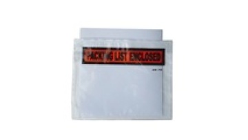 250*170 Inch Clear Plastic Blank Side Loading Packing List Envelope Pouch Shipping Bags Mailing Bag1