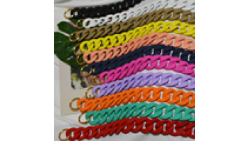 REWIN DIY Resin Cuban Bag Chain - Adjustable Length Matte Acrylic Purse Strap1