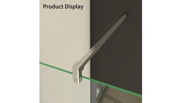 sva-B0379C Brass Glass Support Bars Brackets Shower Door Pipe Connectors