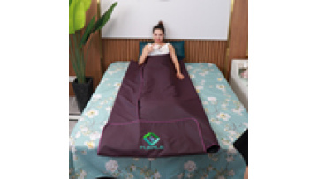 prime sauna blanket pu leather far infrared blanket low emf magic tape design detox sauna blanket1