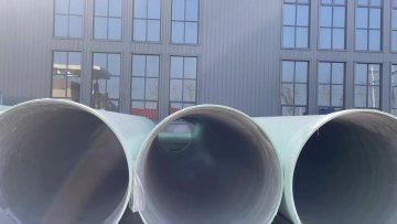 Light weight high strength good hydraulic property FRP GRP Fiberglass pipe for industry made in China1