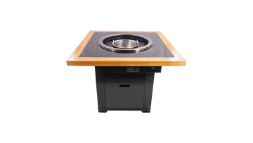 KS-500Commercial restaurant round barbecue hot pot
