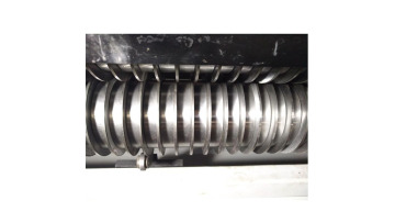 abrasive roll slitting machine