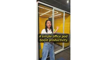 A simple office pod boost productivity