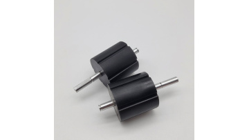 Black Polyurethane Special-Shaped Parts Polyurethane Coating Wheels