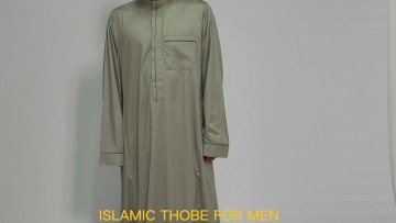 Hot Selling Islamic Clothing Haramain Muslim Men Thobe/ Jalabiya for Men/Borkha/Qamis/Panjabi for men1