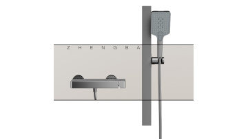 3017 Bathroom Minimalist Rain Shower Faucet Set