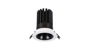 Hsong Lighting - 7w commercail anti glare wall black spot light square design honeycomb Led cob downlight spot lights for home Ready to Ship1