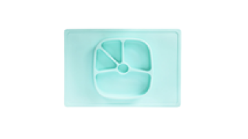 Easy Clean Bpa Free Silicone Baby Plate Non-Slip Baby Eating Silicon Bowl1