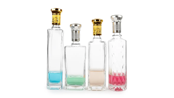 520ml square wine bottle