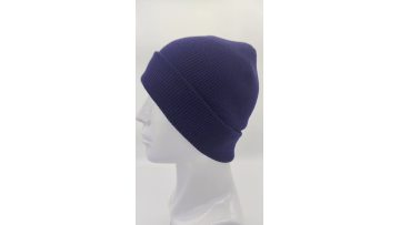 Knitted beanie hat