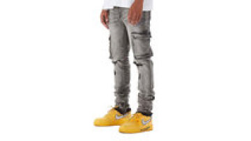 Custom Distressed Washed Denim Jeans Pants for men stylish Baggy Hole Super Skinny Jeans Men1