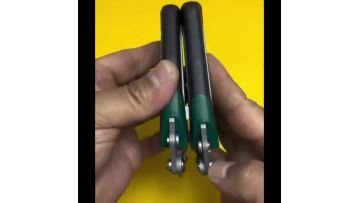 Green folding wire stripper