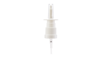 18/415 white ribbed tamper evident nasal sprayer
