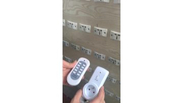 Practical operation FR Plug Wireless Remote Control Outlet Adaptor Wall Electrical Switch Home Lamp For Smart Home