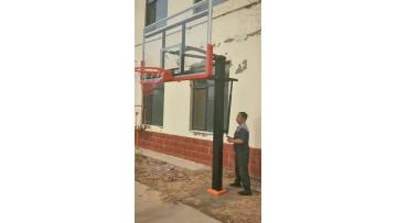 inground height adjustable basketball hoop