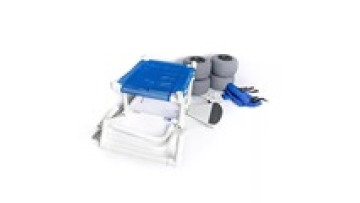 Portable Manual Beach Wheelchair - Foldable and Lightweight for Sand Use1