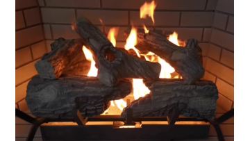 Video of ceramic logs
