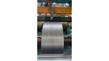 Matte-finish tinplate coil slitting